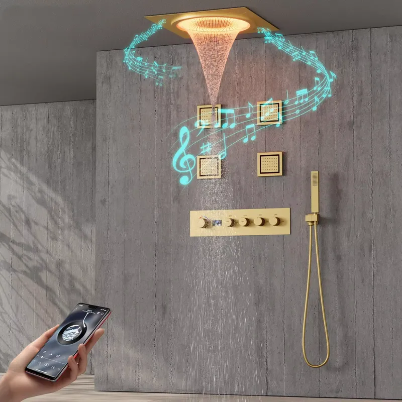 Spa & Wellness Zámeček Petrovice - Akıllı LED Duş Seti Banyo Müzikli