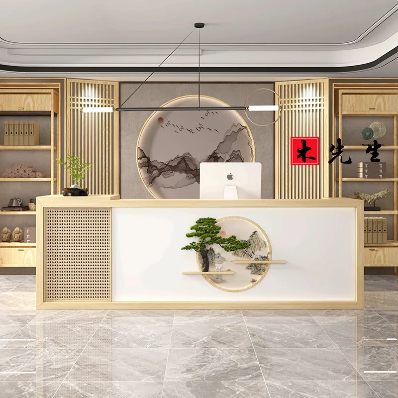 Masif Ahşap Resepsiyon Bankosu - Wellness Spa With Hotel incelemesi ve fiyatı