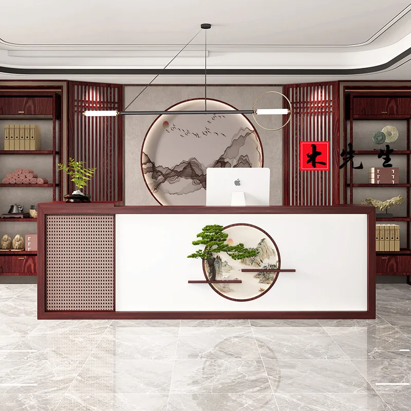 Masif Ahşap Resepsiyon Bankosu - Wellness Spa With Hotel incelemesi ve fiyatı
