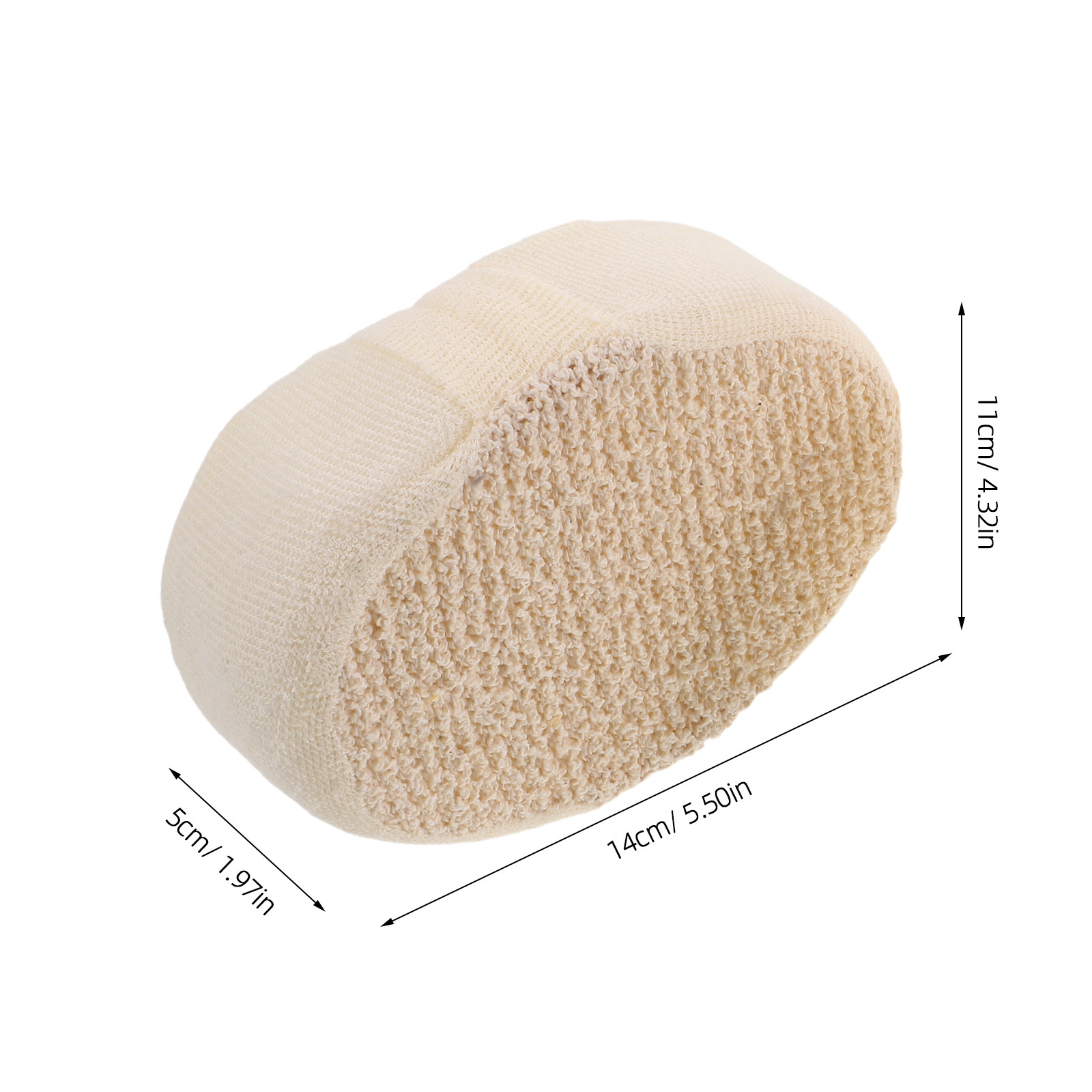 2 Adet Doğal Sisal Lif Oval Şe - Body Loofah Natural incelemesi ve fiyatı