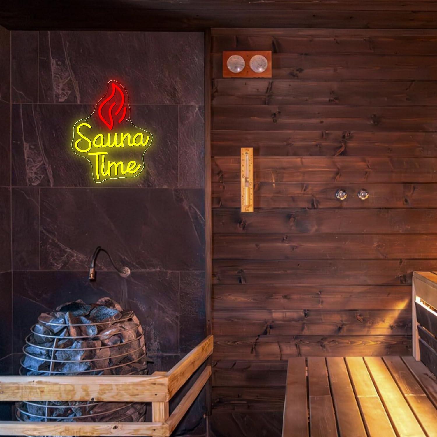 Sauna Zamanı Neon Tabela USB K - Home Spa Wellness incelemesi ve fiyatı
